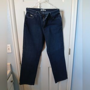 Lee Women's Dark Blue Straight Leg Jeans